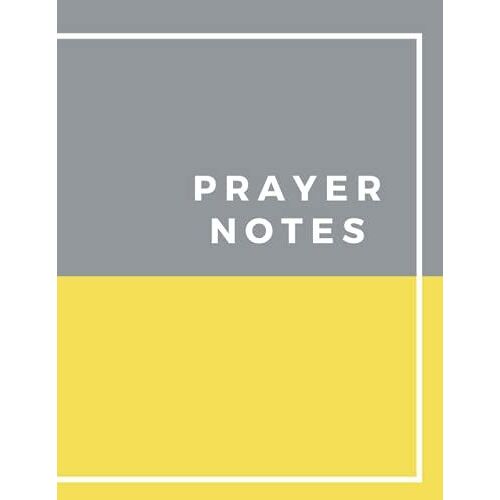 Prayer Notes: Handy Custom Designed Notebook Blank Lined Journal