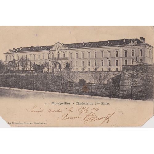 Carte Postale Ancienne 34 - Montpellier - La Citadelle