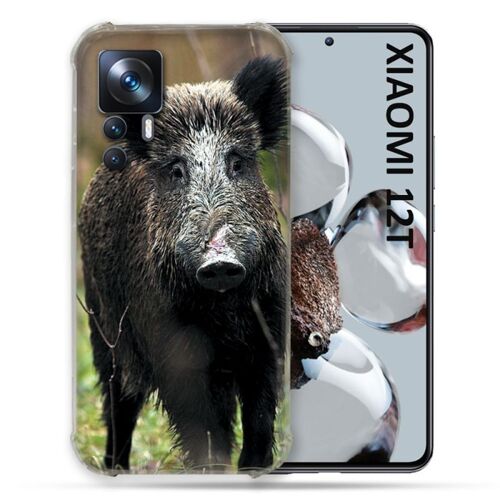 Coque Renforcée Pour Xiaomi 12t Chasse Sanglier Bois