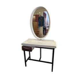 Coiffeuse Vintage Annes 70 Design Vintage Beige