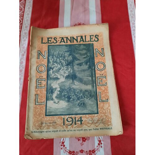 Journal Les Annales Du 20 Dècembre 1914