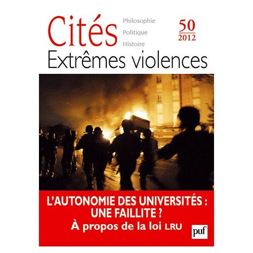 Cités N° 50/2012 - Extrêmes Violences