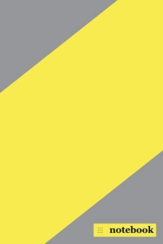 Only Dots Notebook Yellow Grey Geometric Composition: Dot Grid Journal, Diy 6x9 Size 160 Pages To Create Your Own Ideas: For School, Work & Fun