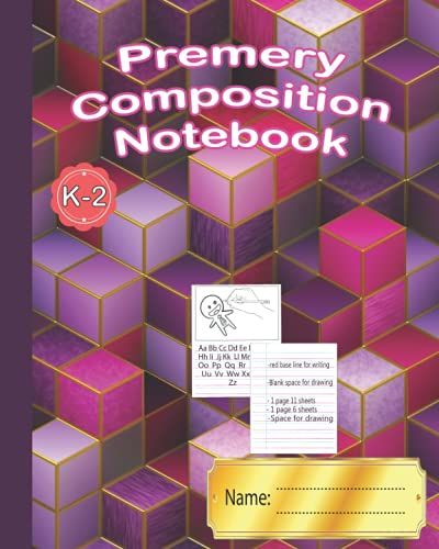 Elementary Composition Notebook: Primary Composition Notebook Draw And Write For Kids Grads K2