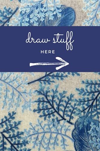 Draw Stuff Here: Sketchbook 6x9, 100 Pages, Paperback