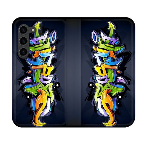 Housse Cuir Portefeuille Pour Samsung Galaxy S23 Street Art Graffiti