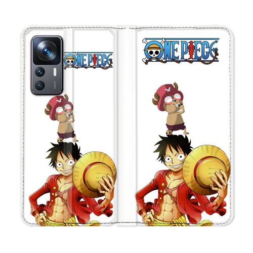 Housse Cuir Portefeuille Pour Xiaomi 12t Manga One Piece Chopper