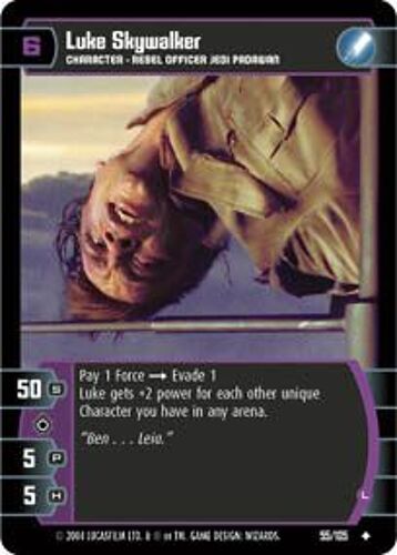 Star Wars Tcg Luke Skywalker L