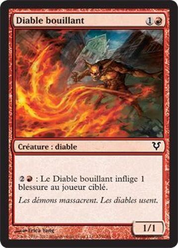 Diable Bouillant ( Scalding Devil) - Magic Mtg - Avacyn Vf Mint 155 - C
