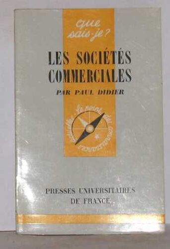Les Sociétés Commerciales