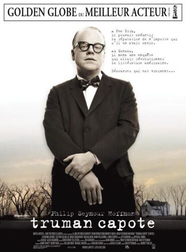 Truman Capote (Capote) - Véritable Affiche De Cinéma Pliée- Format 40x60 Cm - De Bennett Miller Avec Philip Seymour Hoffman, Catherine Keener, Clifton Collins Jr., Chris Cooper -2005