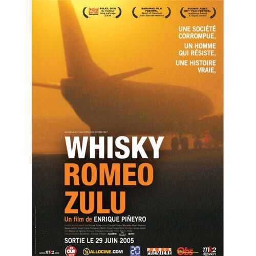 Whisky Romeo Zulu (Vol : Whisky Romeo Zulu) - Véritable Affiche De Cinéma Pliée- Format 40x60 Cm - De & Avec Enrique Piñeyro Avec Mercedes Morán, Alejandro Awada, Adolfo Yanelli -2004