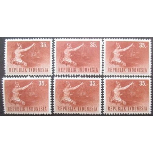 Indonesie N°388 X 6 Neuf **