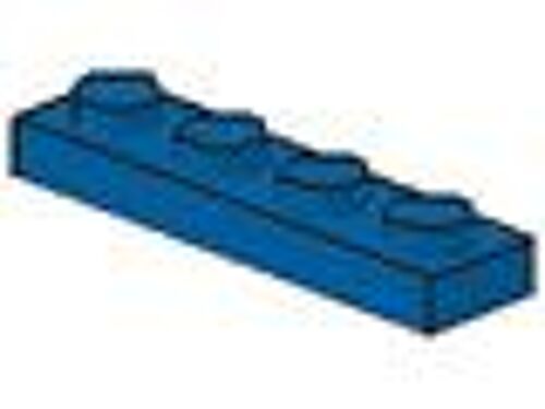 ACCESSOIRES LEGO  PLAQUE BLEUE  1X4