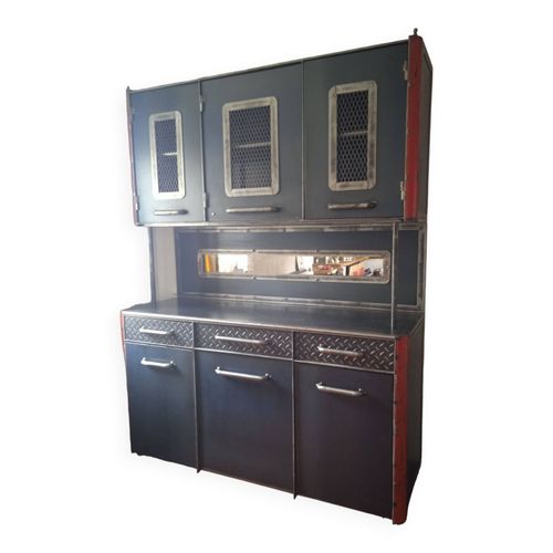 Vaisselier Mtal Artisanal Noir