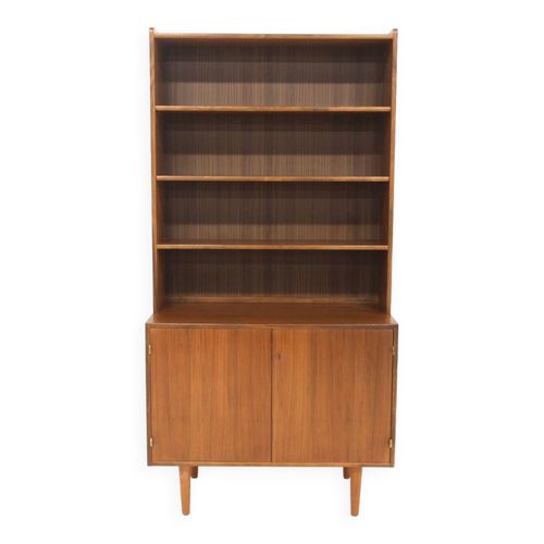 Bibliothque Scandinave En Teck Sude 1960 Bois
