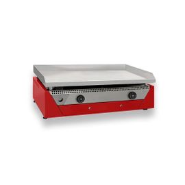 Plancha électrique CHROME DUR RAINBOW rouge 70cm