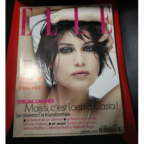 Elle N°2888 7/5/2001 Laetitia Casta - Spécial Cannes