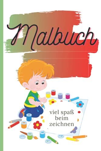Malbuch Viel Spaß Beim Zeichnen: Schwarz-Weiß-Zeichnungen Zum Ausmalen (Wir Malen) (German Edition)