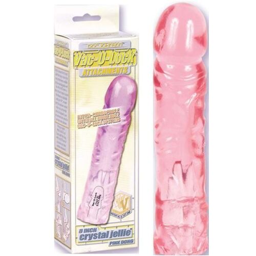 Gode Jelly Rose Vac U Lock - L 19 - D 4