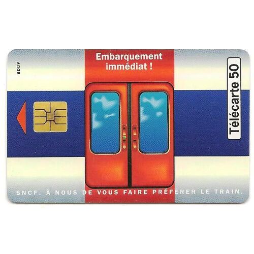 Télécarte 50 " R.E.R B " Sncf - Paris/ Cdg - 1997.