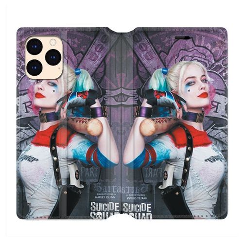 Housse Cuir Portefeuille Pour Iphone 12 Mini Harley Quinn Batte