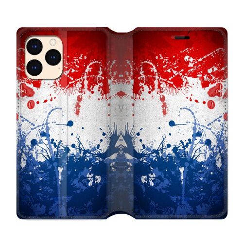 Housse Cuir Portefeuille Pour Iphone 12 Mini France Eclaboussure