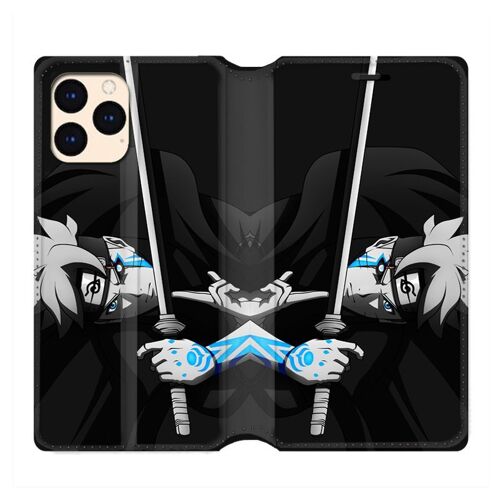 Housse Cuir Portefeuille Pour Iphone 12 Mini Manga Boruto Epée