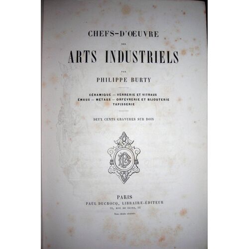 Chefs-D'oeuvre Des Arts Industriels