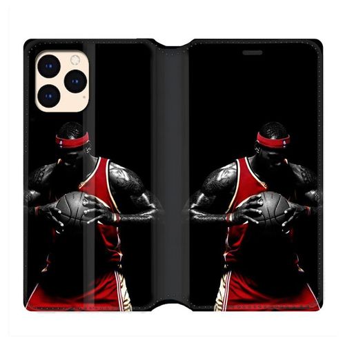 Housse Cuir Portefeuille Pour Iphone 12 Mini Basketeur