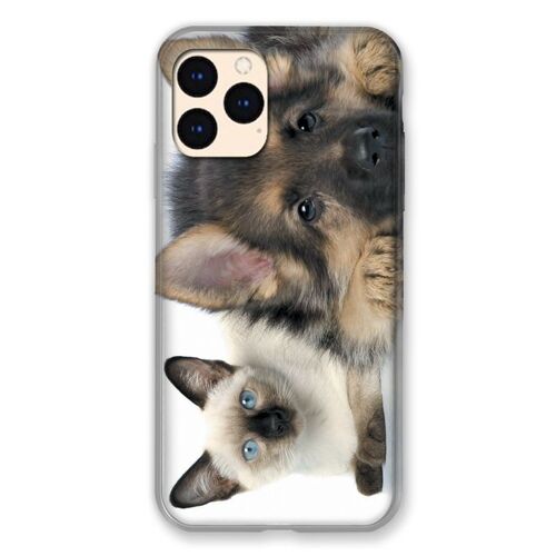 Coque Renforcée Pour Iphone 12 Mini Chien Vs Chat