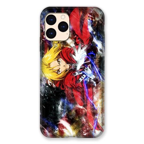 Coque Renforcée Pour Iphone 12 Mini Manga Fullmetal Alchemist Color