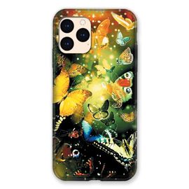 Coque Renforcée Pour Iphone 12 Mini Papillon Jaune