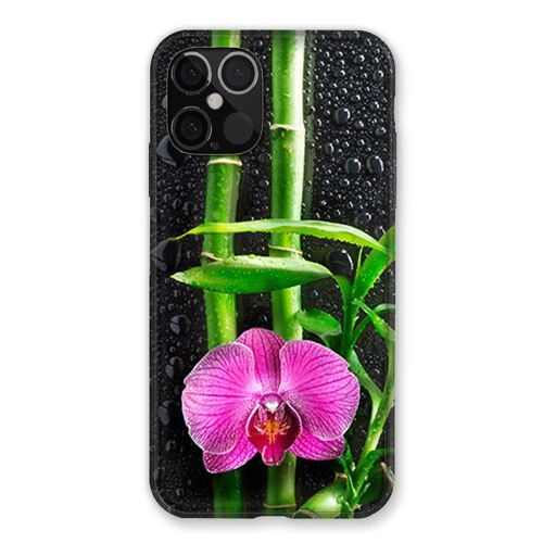 Coque Renforcée Pour Iphone 12 / 12 Pro Orchidee Bambou