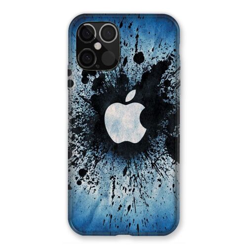 Coque Renforcée Pour Iphone 12 / 12 Pro Pomme Eclaboussure
