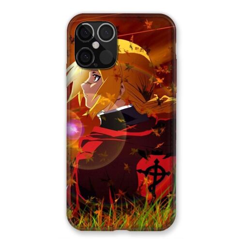 Coque Renforcée Pour Iphone 12 / 12 Pro Manga Fullmetal Alchemist Rouge