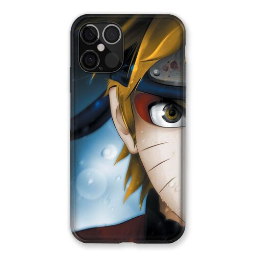 Coque Renforcée Pour Iphone 12 / 12 Pro Manga Naruto Blanc