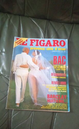 Le Figaro Provence / Côté D'azur Spécial Cannes.Samedi 4 Juin 1988.