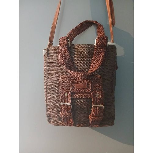 Sac à main en raphia