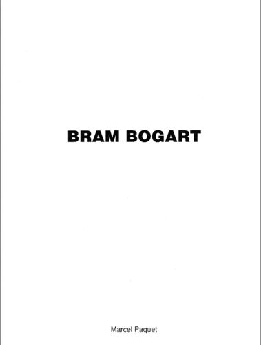 Bram Bogart - Extrait De Cimaise N°230 - Novembre-Decembre 1989