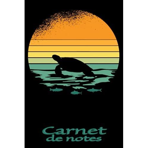 Carnet De Notes: Carnet De Notes Pour Les Fans De Tortues : Bloc-Notes À Points 120 Pages Environ Au Format A5 ; Grille À Points 6x9". (French Edition)
