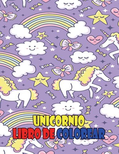 Unicornio Libro De Colorear: Para Las Edades Para Niños De 4-8; Mágica Para Colorear Libros Para El Niño Y Para Niños En Edad Preescolar (Spanish Edition)