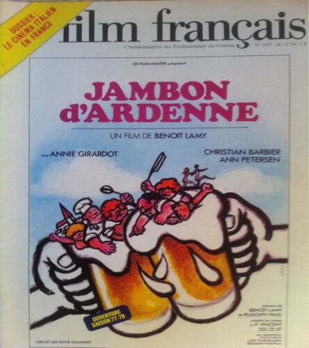 Le Film Francais N° 1657 : Jambon D'ardenne - Dossier : Le Cinéma Italien En France