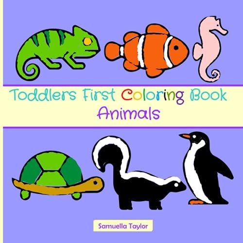 Toddlers First Coloring Book - Animals