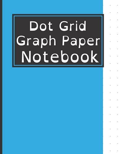 Dot Grid Graph Notebook: 8.5" X 11" Blue Cover, Blank Dotted Grid Journal With 200 Pages