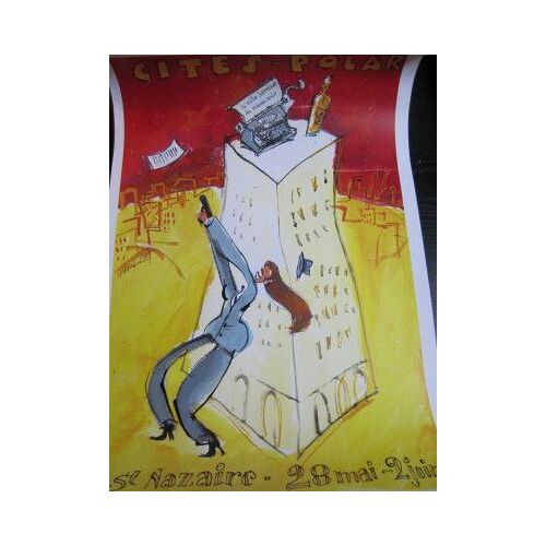 Affiche (42x29 Cm) : Cités Polar, St Nazaire, 1996