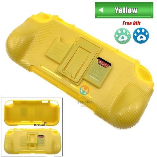 Jaune - Support En Tpu 2 En 1 Pour Nintendo Switch Lite Coque Pour Mini Console
