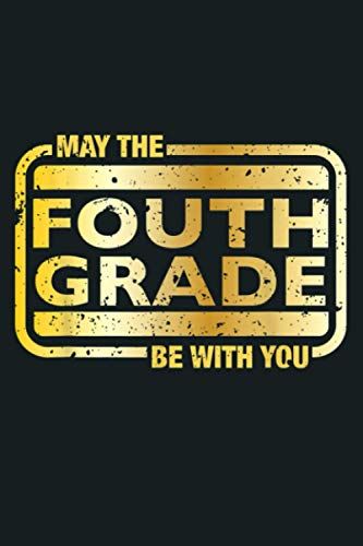 Retro May The 4th Grade Be With You: Notebook Planner - 6x9 Inch Daily Planner Journal, To Do List Notebook, Daily Organizer, 114 Pages
