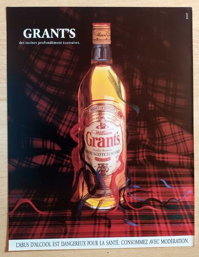 Publicité Papier - Scotch Whisky William Grant's De 1992