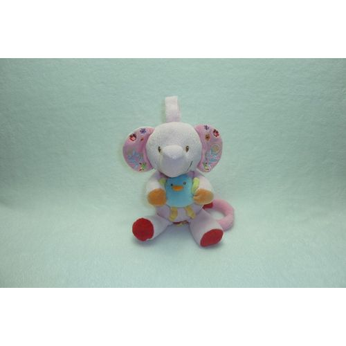 DOUDOU ELEPHANT MUSICAL BEBEREVE TBE CASINO